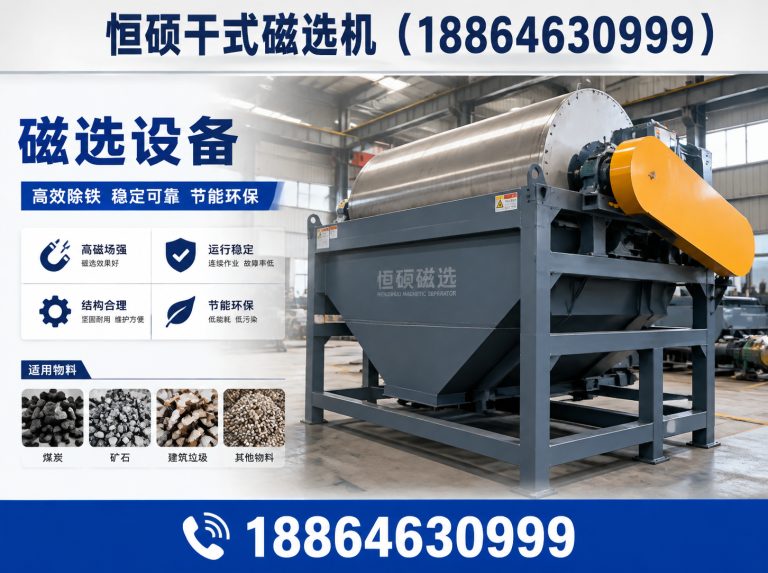 禹州市恒硕干式磁选机展示图